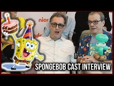 SPONGEBOB Cast Talk Memes, 20th Anniversary & More | Exclusive Interview