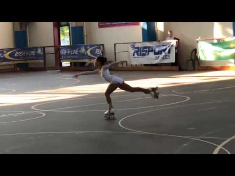 Alice Manara  🇮🇹Campionato ️Nazionale UISP 2018🏆🥈  Novizi Giovani 2010 -  pattinaggio artistico