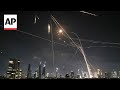 Interceptions In Tel Aviv After Iran Missile Attack On Israel