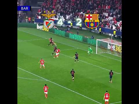 Barcelona vs Benfica | All Goals & Highlights | Spectacular Showdown! ⚽✨ #football #barcelonaedit