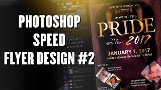 Adobe Photoshop Flyer Design Tutorial - Speed Walk-Through 02