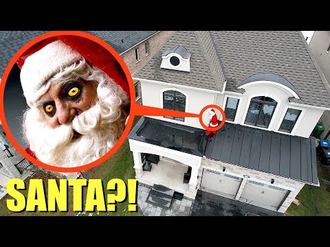Drone catches Santa Claus on Christmas Day Delivering Presents! (You won't believe this)