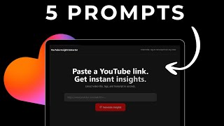 I Built a YouTube SEO Extractor With Lovable in 10 Min | Micro SAAS Idea (No Code)