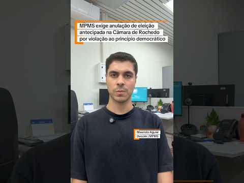 MPMS exige anulação de eleição antecipada na Câmara de Rochedo por violação ao princípio democrático