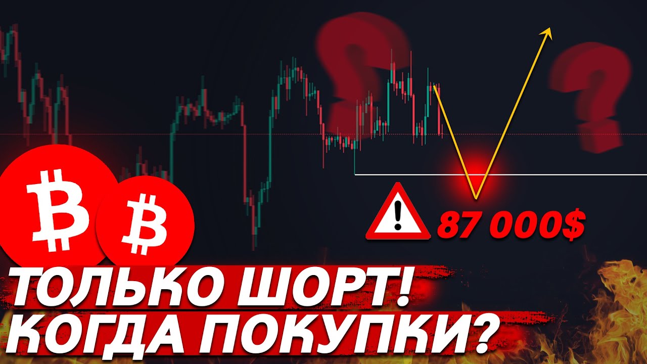 ❗️БИТКОИН – КОГДА ФИКСИРОВАТЬ ШОРТЫ И ОТКРЫВАТЬ ЛОНГИ!