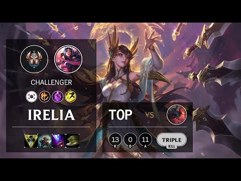 Irelia Top vs Aatrox - KR Challenger Patch 10.8