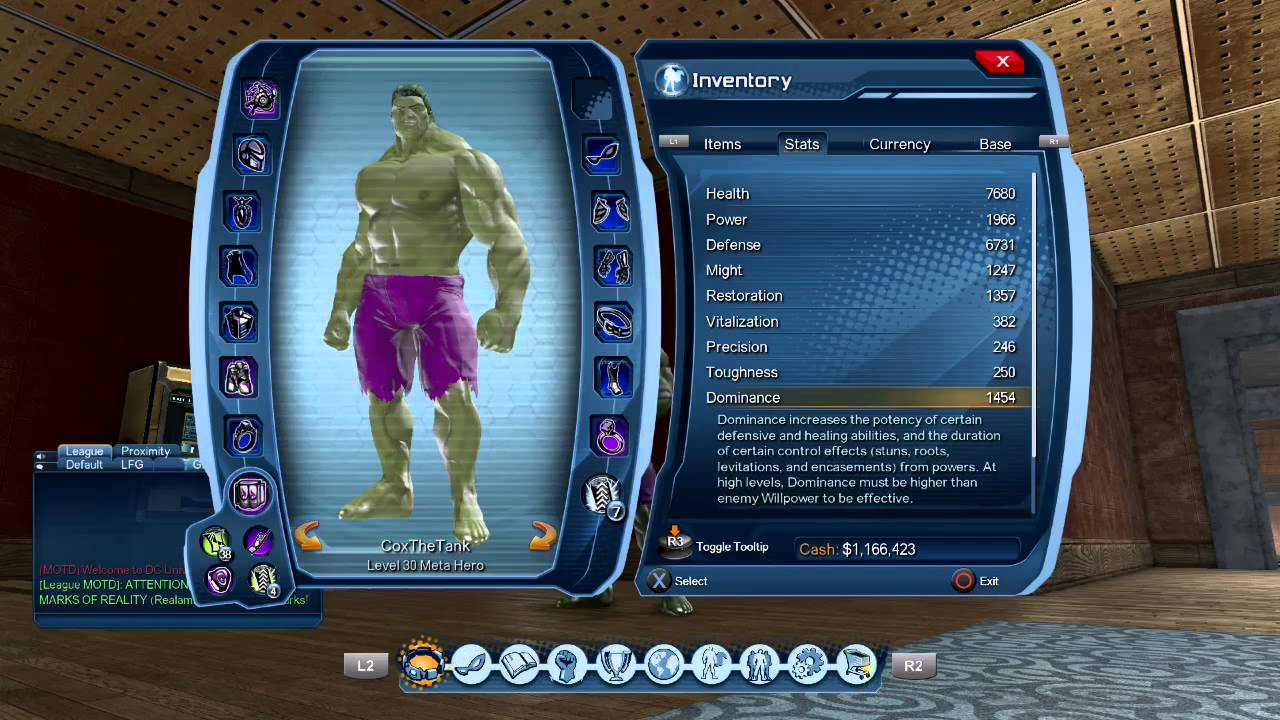 DCUO - Dominance and Restoration Explained (Tanks and Healers)