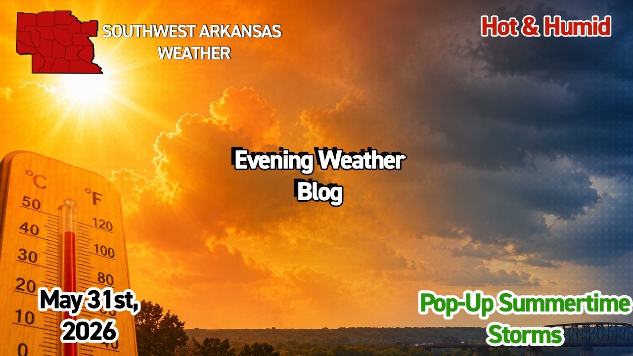 Sunday Evening Weather Blog (May 31st, 2026)