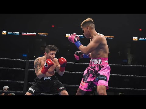 Ang fighter na nagpabagsak kay "El Kapitan" Jhack Tepora. Jhack Tepora Vs Oscar Escandon