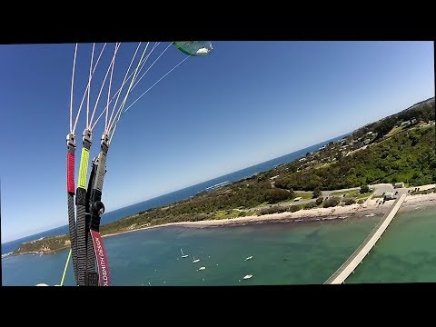 181012 Paragliding Flinders Monument Victoria Australia