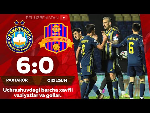 PAXTAKOR 6:0 QIZILQUM Coca-Cola Superliga. 25-tur