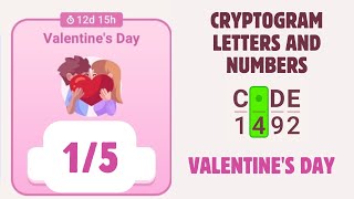 Cryptogram Valentine's day Event Solution| Chapter 1/5