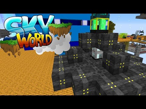 Void Resource Miner! 64x 64k Festplatten! - Minecraft SKY WORLD #17
