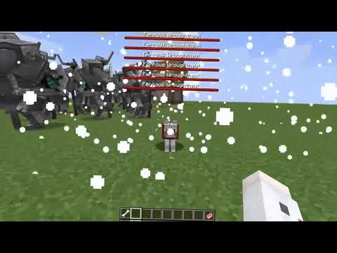 minecraft, but SUPERDOG vs ferrous wroughtnaut #short
