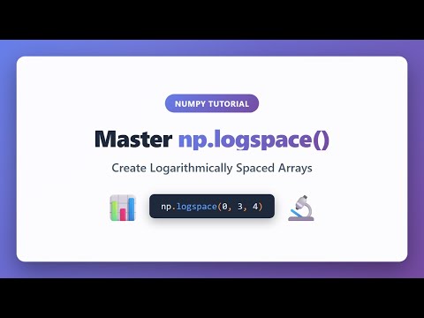 Numpy Logspace Tutorial Create Logarithmically Spaced Arrays In Python