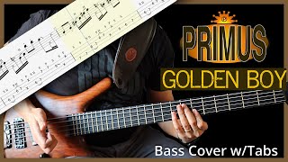 Primus - Golden Boy // BASS COVER + PLAY-ALONG TABS