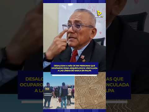 ¡DESALOJO EN ZONA DE LÍNEAS DE NASCA!  #viral #ica #pisco