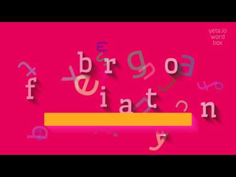 FIBRATION - HOW TO PRONOUNCE IT? #fibration