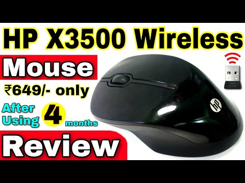 Hp wireless mouse x3500 review