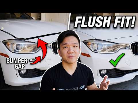 How to FIX BMW Bumper Gap & Sag