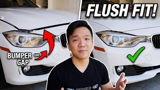 How to FIX BMW Bumper Gap & Sag