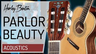 Video thumbnail for Harley Benton - CLF-200 WN - Parlor Size Acoustic Guitar - Presentation - by Harley Benton