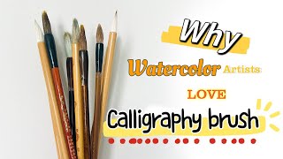 Unlock Watercolor Magic with Calligraphy Brush