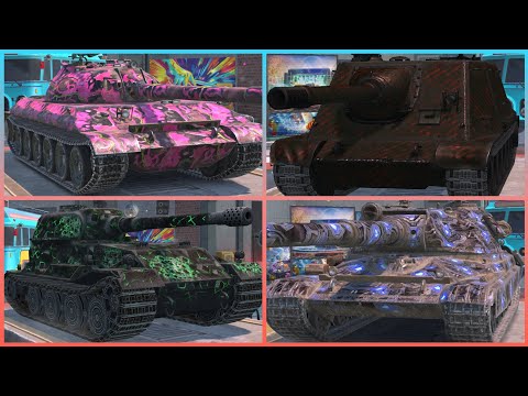 WZ-113, 60 TP, WZ-113G FT, VK 72.01 K - Realistic Battles Compilation Gameplay - T10 Tanks WoT Blitz