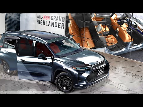 2024 Toyota Grand Highlander 7/8-Seat CUV Reveals Everything, Though Only  in CGI - autoevolution