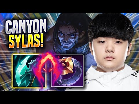 CANYON DOMINATING WITH SYLAS! - DK Canyon Plays Sylas JUNGLE vs Elise! | Season 2023
