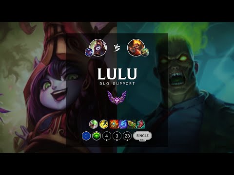 Lulu Support vs Brand - EUW Master Patch 12.7
