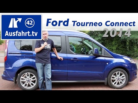 2014 Ford Tourneo Connect EcoBoost 5 Sitzer - Fahrbericht der Probefahrt -Test - Review - German