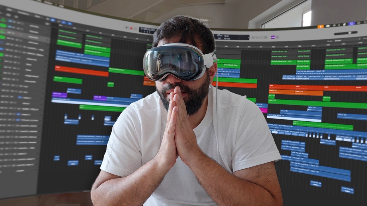 I Tried the Apple Vision Pro for Music Production
