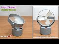 How To Make Rechargeable Table Fan At From PVC Pipe High Speed Portable Table Fan