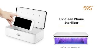 Product video: 59S UV-C Ultraviolet LED Sterilizer Sanitization Box
