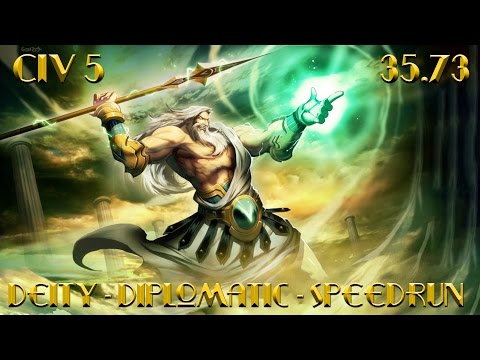 Sid Meier's Civilization V - Deity Diplomatic Speedrun: 0:35:73