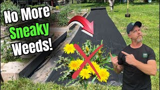 How to Install Weed Barrier Landscape Fabric the RIGHT Way |