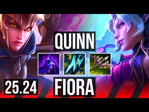 QUINN vs FIORA (TOP) | Good KDA: 19/2/5 | KR Master | 25.24