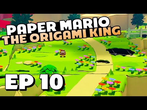TOADS ON PICNIC ROAD! - Part 10 - Paper Mario: The Origami King 100% Walkthrough