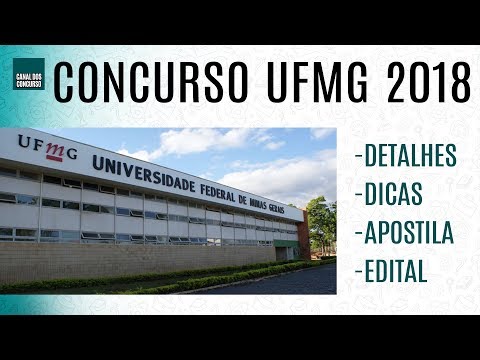 Concurso UFMG 2018 - Edital e apostila para Auxiliar em Administração