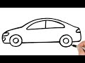 How To Draw A Car Super Easy Step By Step Tutorial