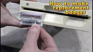 How to make replacement badges