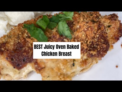 EASY!! BAKED GARLIC PARMESAN CHICKEN