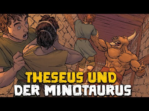 Theseus im Labyrinth des Minotaurus - 3/3 - Griechische Mythologie