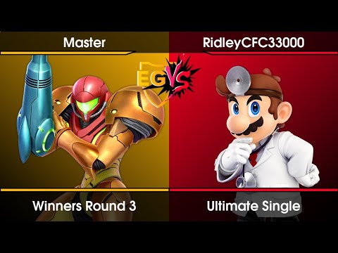 EGVS Weekly #94 - Master (Samus) Vs. RidleyCFC33000 (Dr. Mario) SSBU Ultimate Tournament