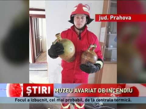 Incendiu la Muzeul Sătesc din Sângeru
