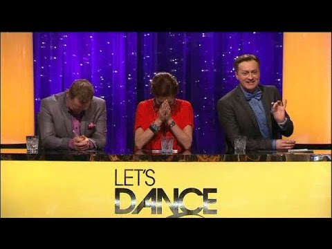 Juryn bryter ihop av skratt - Let’s Dance (TV4)