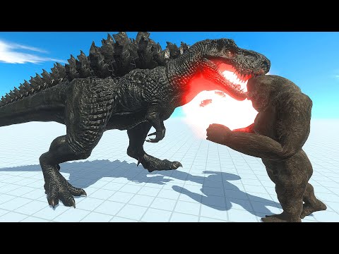 GODZILLA vs GORO ALL UNIT (Mutant Primates) - New Update Animal Revolt Battle Simulator