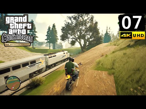 GTA San Andreas Definitive Edition Gameplay Walkthrough Part 7 - PC 4K 60FPS No Commentary