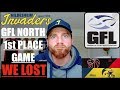 Losing isn't fun... GFL Football Hildesheim Invaders vs New Yorker Lions battle for the North!